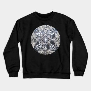 Monochrome Mandala Crewneck Sweatshirt